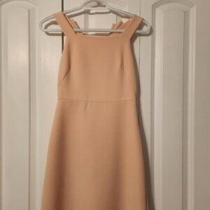 Club Monaco Dellena Bow Dress. Peach